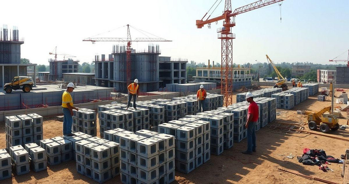 Blocos hidráulicos: descubra como escolher e aplicar na construção civil Blocos hidráulicos: descubra como escolher e aplicar na construção civil