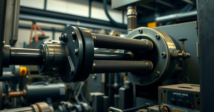 Cilindro hidráulico dupla ação para aplicações industriais e comerciais Cilindro hidráulico dupla ação para aplicações industriais e comerciais