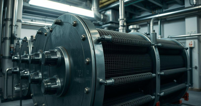 Trocador de Calor Industrial Eficiência Térmica Trocador de Calor Industrial Eficiência Térmica