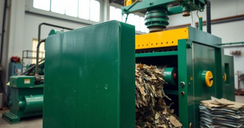 Prensa hidráulica para reciclagem: compactação de resíduos com força Prensa hidráulica para reciclagem: compactação de resíduos com força